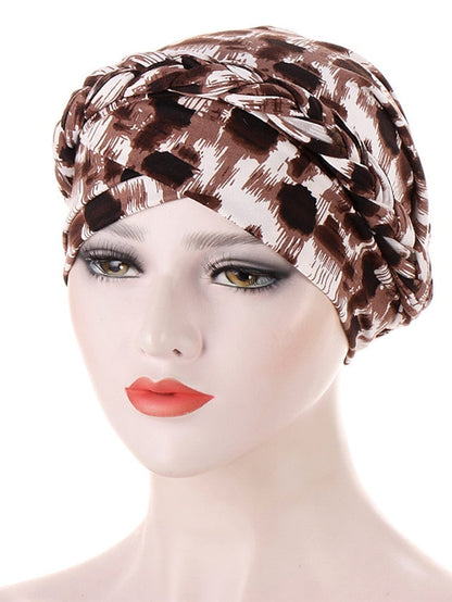 Cotton Print Muslim Turban Scarf For Women Islamic Inner Hijab Caps Arab Wrap Head Scarves Femme Musulman Turbante Mujer for Women