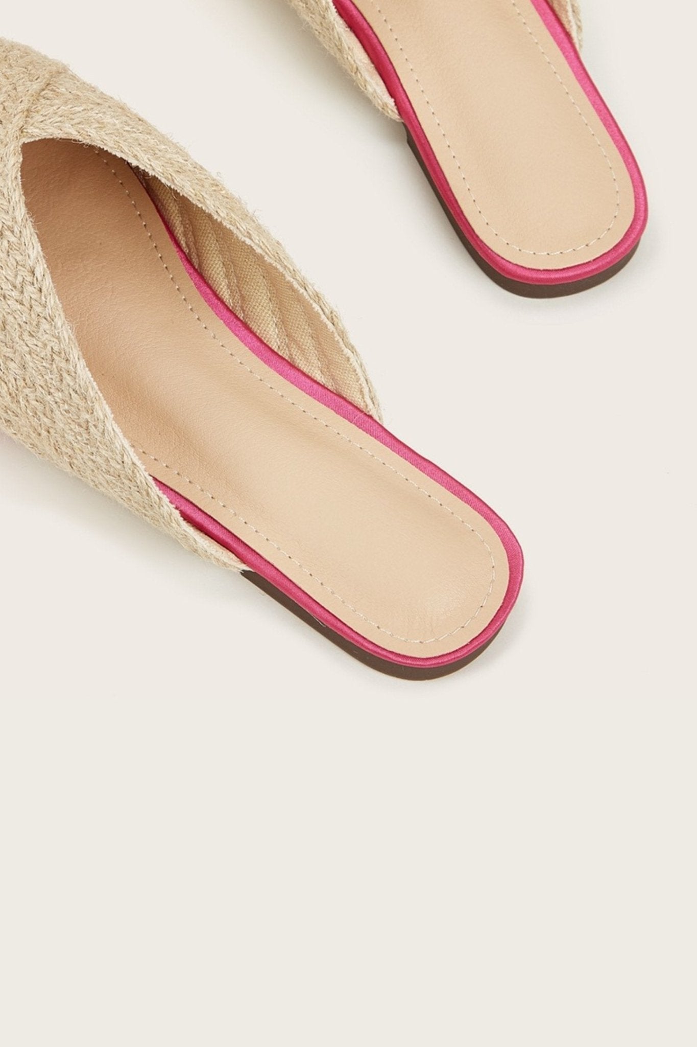 Pantuflas de satén tejido Apphia 