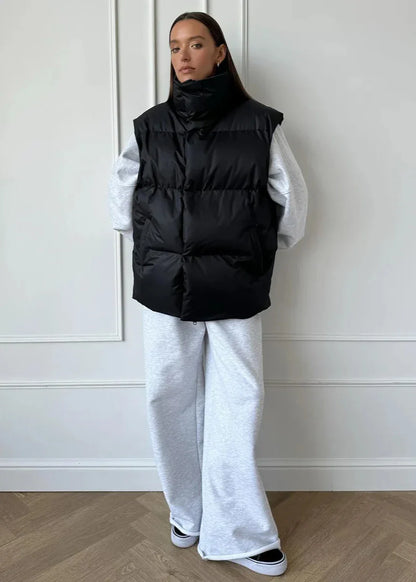 Padded Cotton Vest - European and American Fall/Winter Style