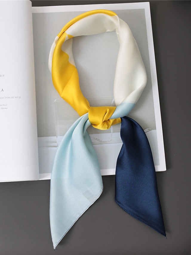Square Scarf Infinity Scarf Dailywear Holiday Outdoor White Blue Pink Scarf Polka Dot Zebra for Women