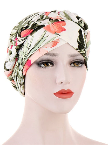 Cotton Print Muslim Turban Scarf For Women Islamic Inner Hijab Caps Arab Wrap Head Scarves Femme Musulman Turbante Mujer for Women