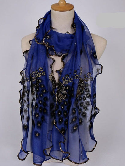 Scarves Daily Holiday Acrylic Fibers Cotton Polyester Vacation Bohemia Outdoor Casual / Daily 1pcs for Women