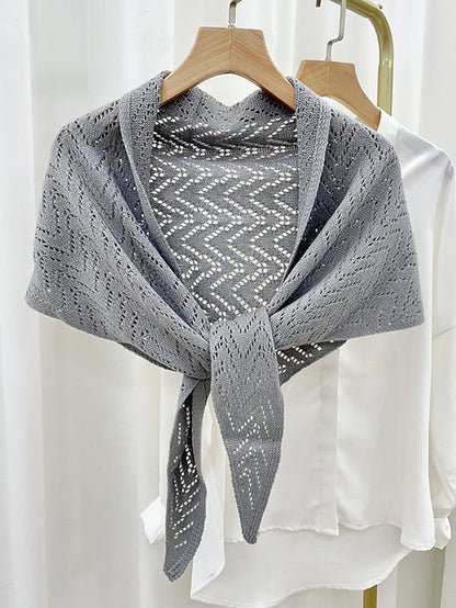 Fashion Knitted Crochet Hollow Fake Collar for Women Small Shawl Wrap Flase Collar Decor Female Shirt Detachable Collar for Women