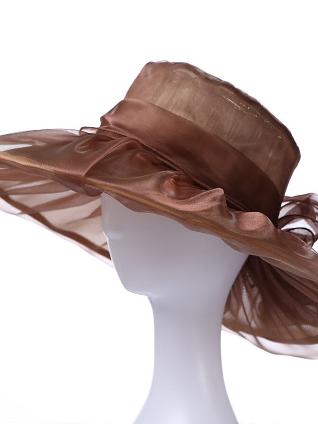 Hat Bucket Hat Sun Hat Black Blue Purple Party Outdoor Dailywear Floral Floral Portable Windproof Comfort for Women