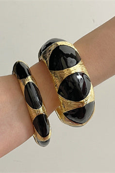 Juego de pulseras de esmalte vintage 