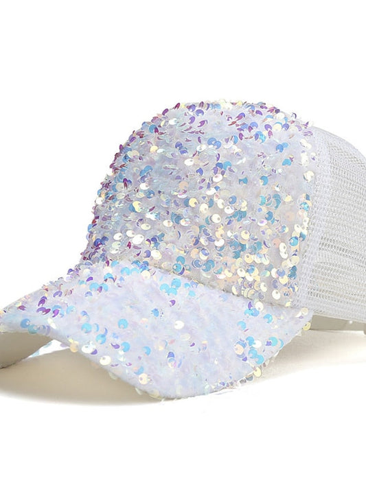 New Shiny sequined Unisex Cotton Dad Hat Baseball Caps Snapback Fashion Sports Hats For Men Women Stree Hip Hop Cap for Women