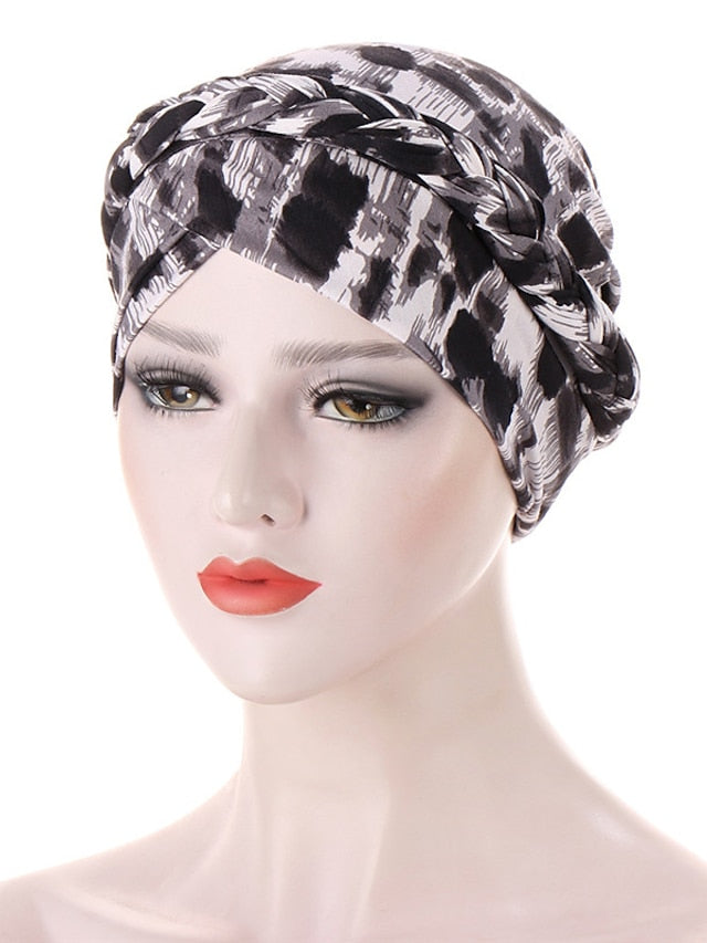 Cotton Print Muslim Turban Scarf For Women Islamic Inner Hijab Caps Arab Wrap Head Scarves Femme Musulman Turbante Mujer for Women