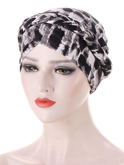 Cotton Print Muslim Turban Scarf For Women Islamic Inner Hijab Caps Arab Wrap Head Scarves Femme Musulman Turbante Mujer for Women