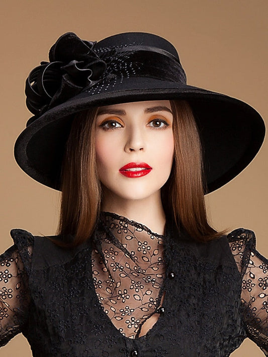 Hats Headpiece With Imitation Pearl/Rhinestone Wedding/Party Headpiece for Women