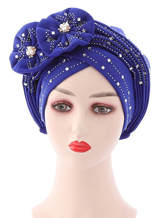 Beanie / Slouchy Party Dailywear Sports Outdoor Beaded Flower Flower Black White Hat Basic Red Fall  Winter for Women