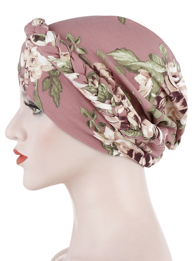Cotton Print Muslim Turban Scarf For Women Islamic Inner Hijab Caps Arab Wrap Head Scarves Femme Musulman Turbante Mujer for Women