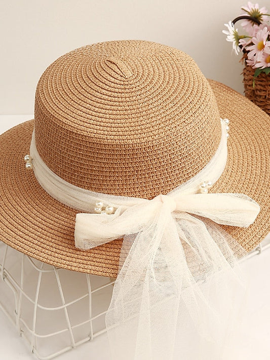 Sun Hat Holiday Straw Casual Beach Sunscreen Breathability Outdoor 1 pcs for Women