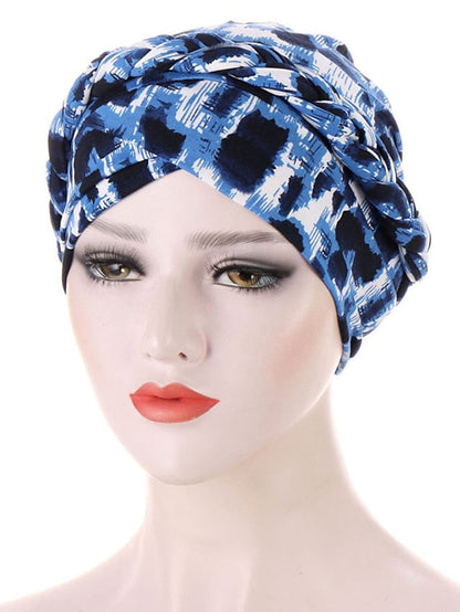 Cotton Print Muslim Turban Scarf For Women Islamic Inner Hijab Caps Arab Wrap Head Scarves Femme Musulman Turbante Mujer for Women