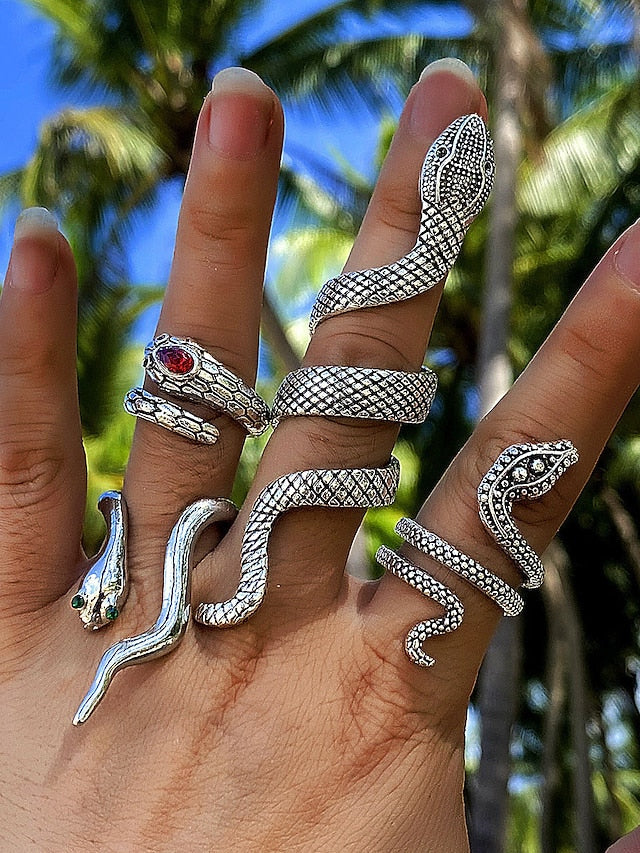 Rings Vintage Outdoor Snake Ring for Women