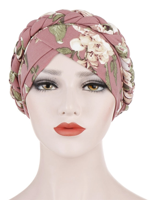 Cotton Print Muslim Turban Scarf For Women Islamic Inner Hijab Caps Arab Wrap Head Scarves Femme Musulman Turbante Mujer for Women