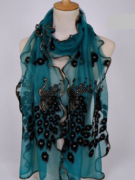 Scarves Daily Holiday Acrylic Fibers Cotton Polyester Vacation Bohemia Outdoor Casual / Daily 1pcs for Women