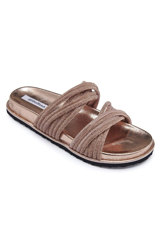 Sandalias Wanda adornadas con diamantes de imitación 