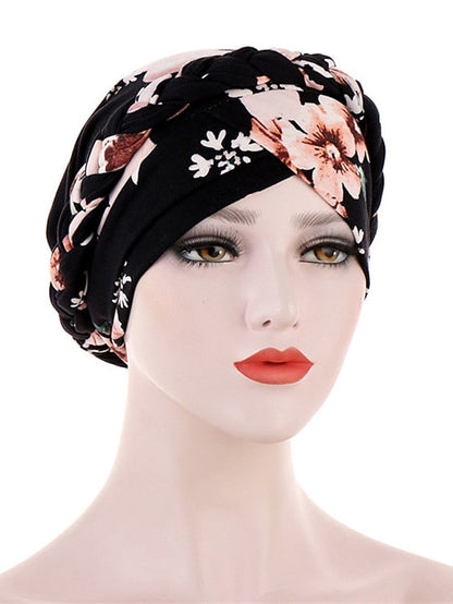 Cotton Print Muslim Turban Scarf For Women Islamic Inner Hijab Caps Arab Wrap Head Scarves Femme Musulman Turbante Mujer for Women